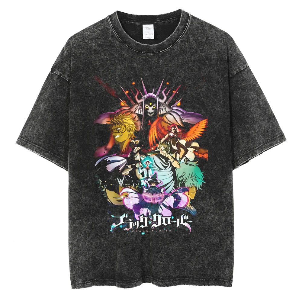 Black Clover Magic Knights Brigade Vintage T-Shirt