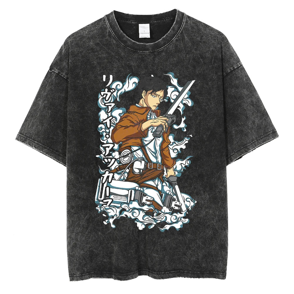 Attack on Titan Titan Slayer Vintage T-Shirt