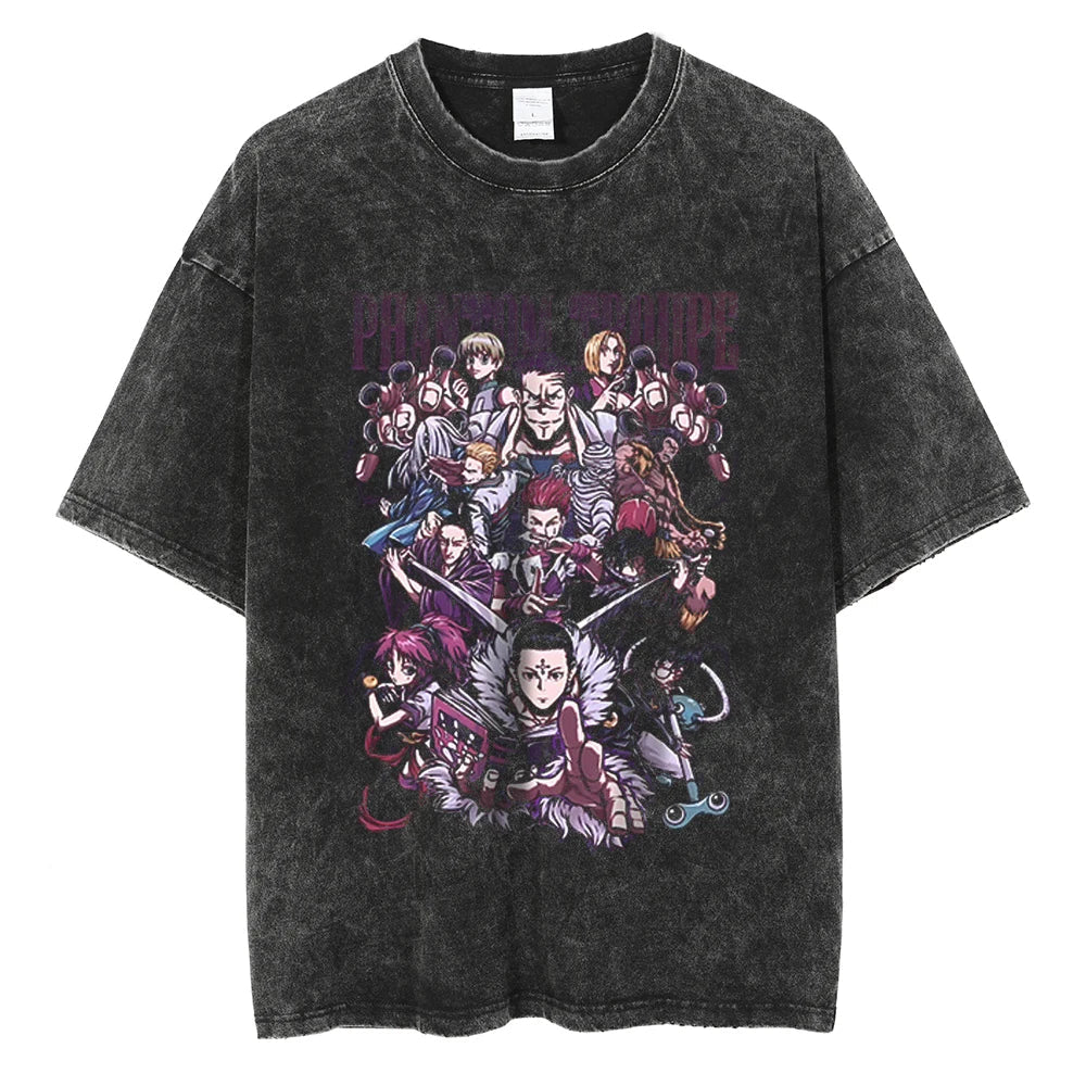 Hunter x Hunter Power of the Hunters Oversized Vintage T-Shirt