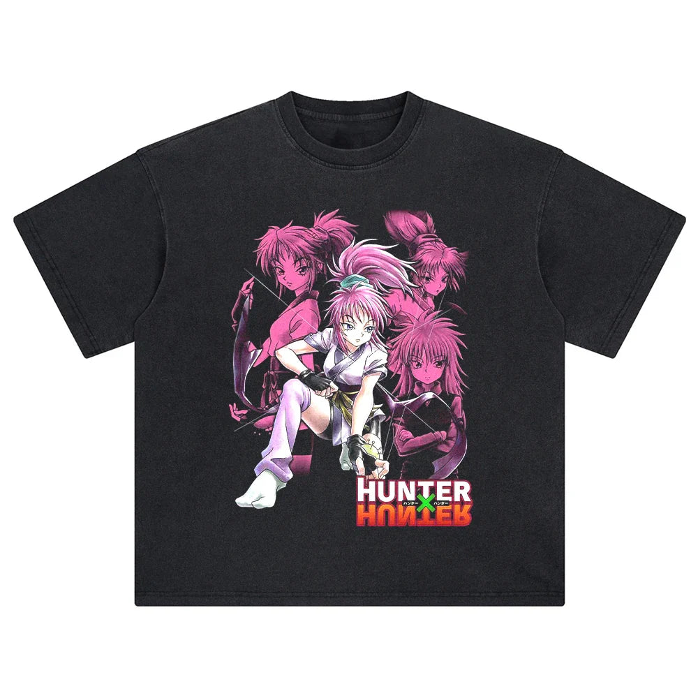 Hunter x Hunter Machi's Poses Oversized Vintage T-Shirt