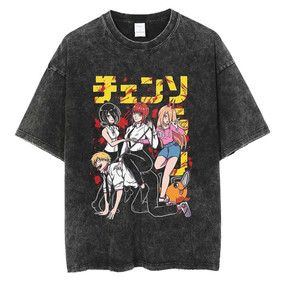 Chainsaw Man Girl Power Vintage T-Shirt