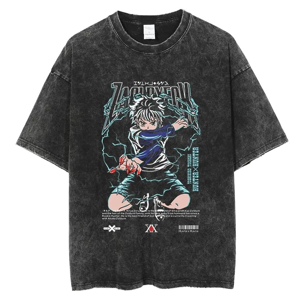 Hunter X Hunter Killua Lightning Assassin Vintage T-Shirt