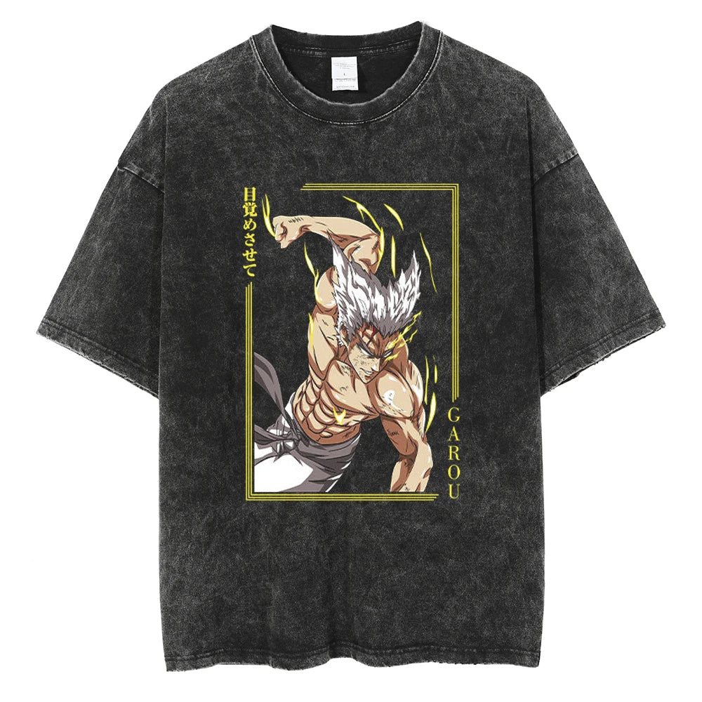 One Punch Man Garou Hero Hunter Vintage T-Shirt
