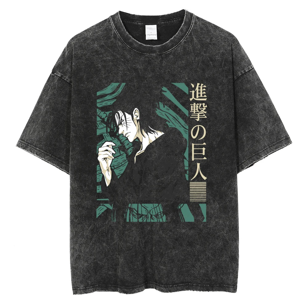 Attack on Titan Jaeger's Path Oversized Vintage T-Shirt