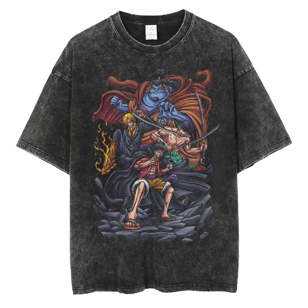 One Piece Revolutionary Adventure Graphic Vintage T-Shirt