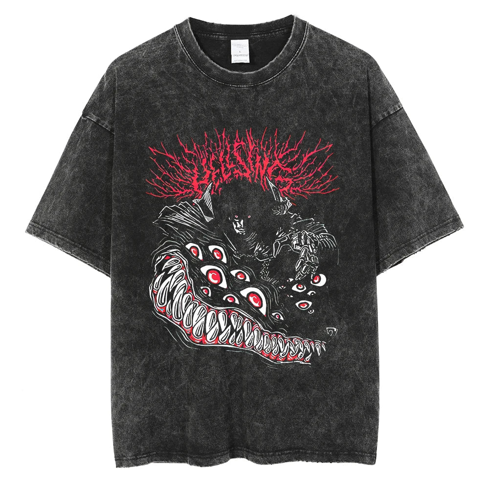 Hellsing Alucard Guns of the Undead Oversized Vintage T-Shirt