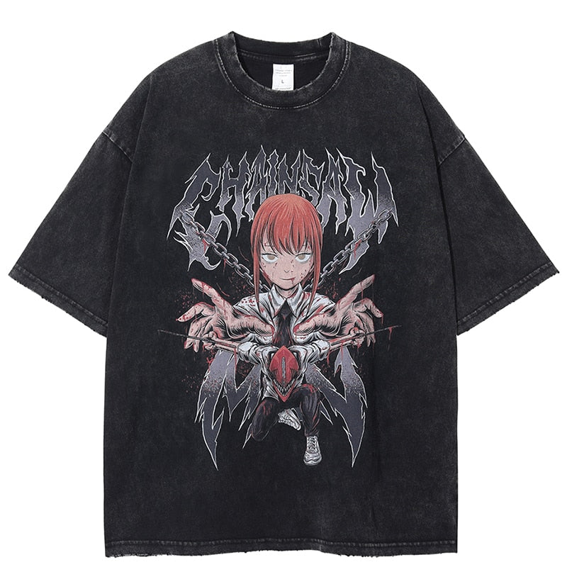 Chainsaw Man Makima Control Devil Vintage T-Shirt
