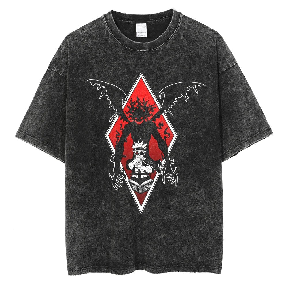 Black Clover Dark Grimoire Vintage T-Shirt