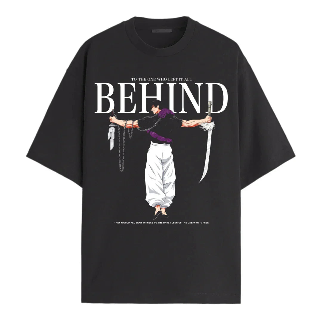 Jujutsu Kaisen Toji's Shadow Oversized Graphic T-Shirt